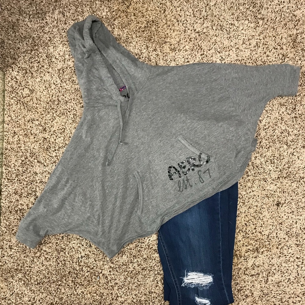 Crop top hoodie